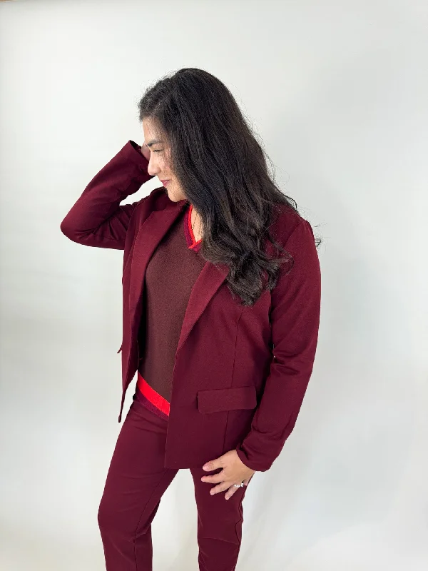 Bordaeux Boyfriend Blazer