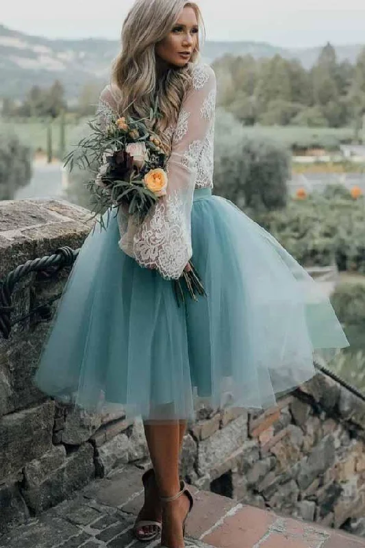 Step into style with our women’s clothing collection Two Piece Tulle See Through Long Sleeve Lace Homecoming Dress PD208 Step into style with our women’s clothing collection Two Piece Tulle See Through Long Sleeve Lace Homecoming Dress PD208