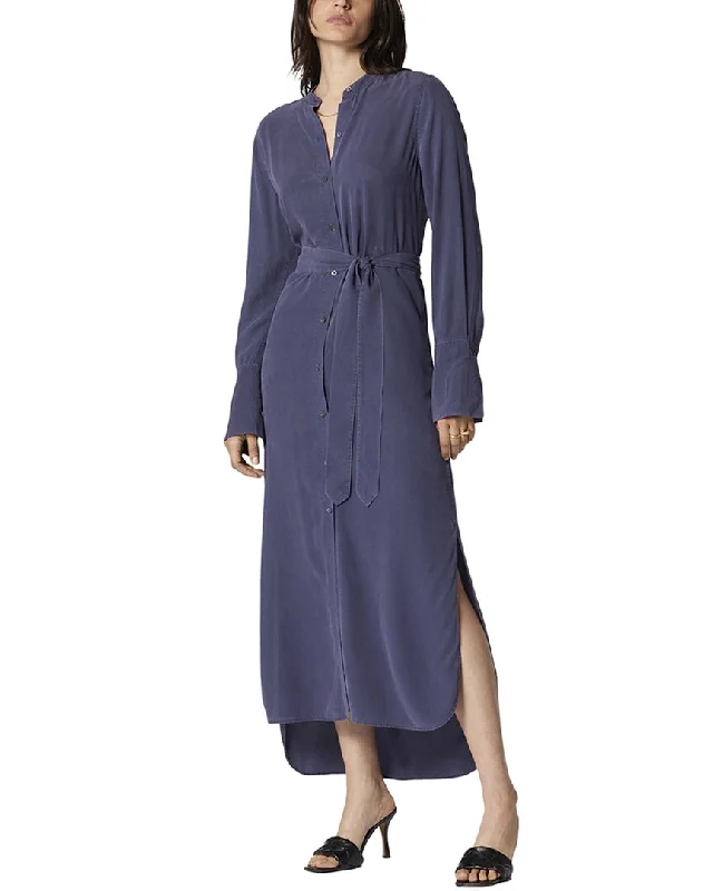 Stylish plus-size clothing for women   Equipment Connell Silk Maxi Dress