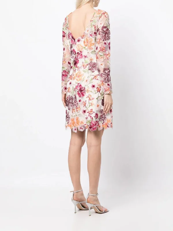 Confidence-boosting clothing for women   Illusion Floral Mini Dress