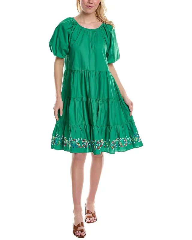 Feminine and fashionable clothing for every wardrobe   Johnny Was Amanza Eyelet Mini Dress