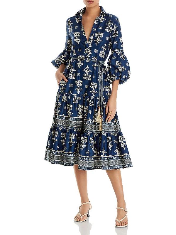 Chic for every occasion and style   Lindosa Womens Printed Cotton Maxi Dress