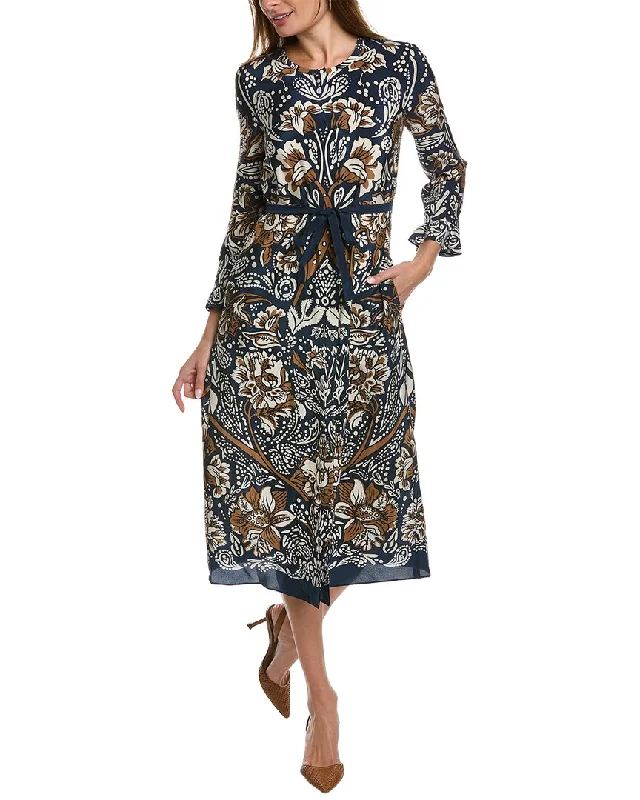 Comfortable yet fashionable women’s wear   S Max Mara Bella Silk Maxi Dress