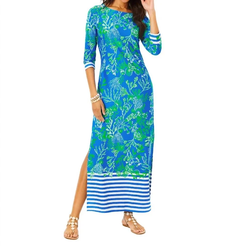 Stylish women’s clothing designed for comfort   Seralina Maxi Dress In Briny Blue A Bit Salty