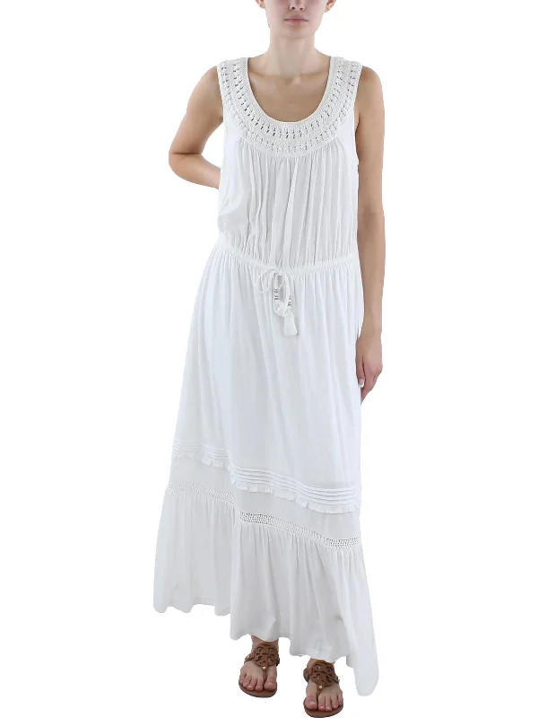 Trendy women’s clothing that suits every taste   Womens Crochet Cotton Maxi Dress
