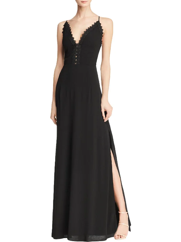 Timeless clothing pieces every woman should own   Womens Lace Trim Full-Length Maxi Dress