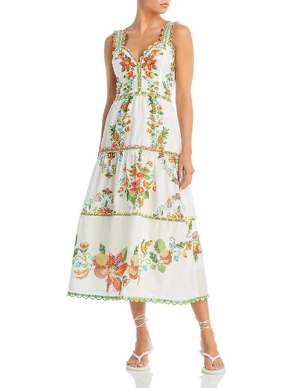 Elegant and comfortable women’s fashion wear   Womens Picot Trim Long Maxi Dress