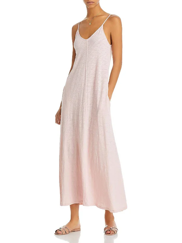 Dress up or down with these versatile pieces   Womens Tank Slub Knit Maxi Dress