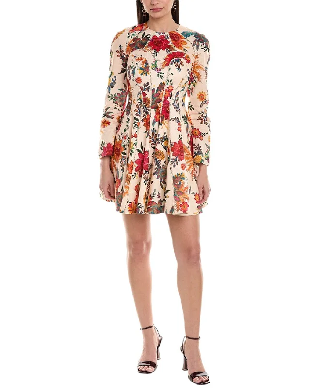 Fashion-forward women’s clothing on a budget   Zimmermann Ginger Fit & Flare Linen Mini Dress