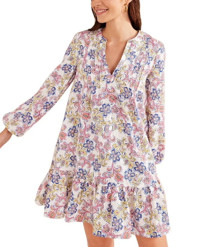 Stylish clothing designed to flatter every woman   Boden Tiered Linen Mini Dress