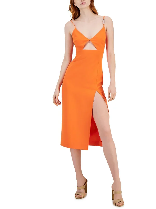 Women’s clothing that fits your personality and style   Womens Cut-Out Polyester Midi Dress
