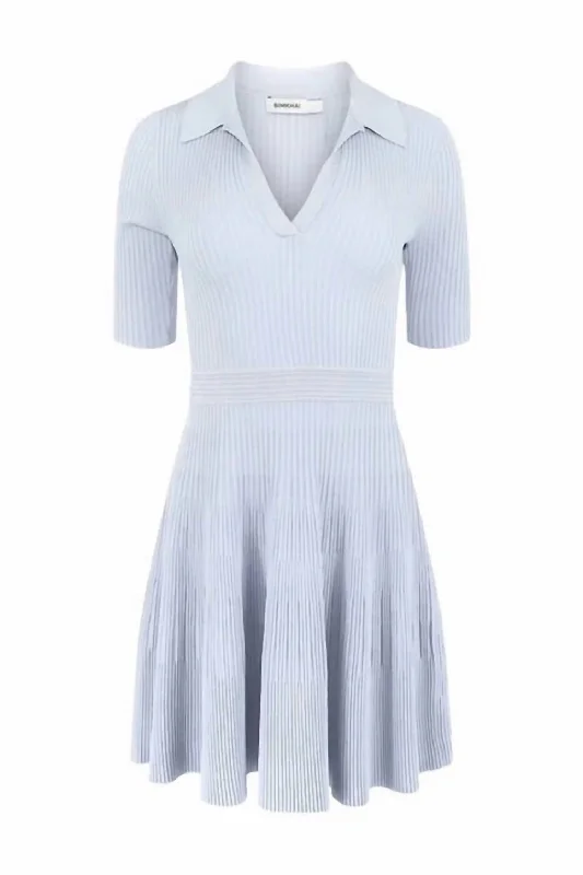 Comfortable yet stylish outfits for women on the go   Women's Patricia Polo Mini Dress In Blue Haze
