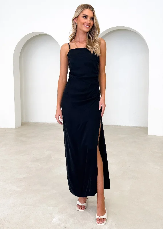 Women’s clothing to inspire confidence and beauty   Latasha Maxi Dress - Black