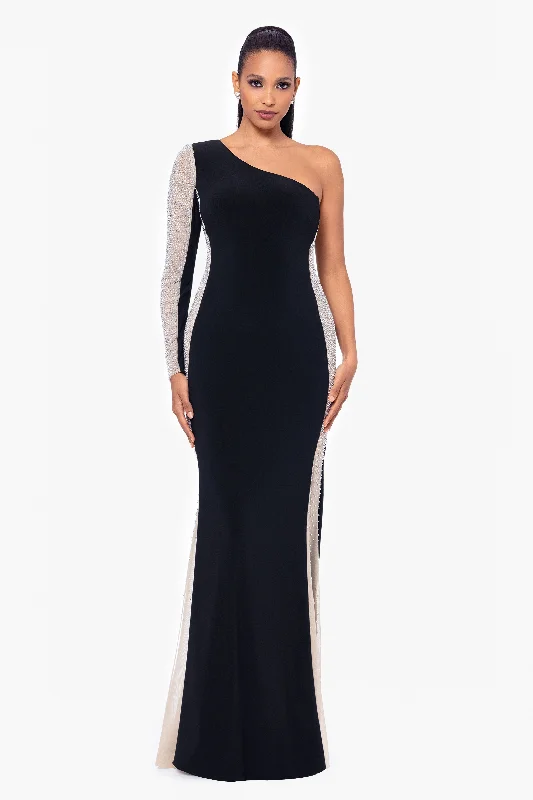 Designer-inspired women’s fashion at affordable prices Petite "Dorthey" Long Caviar Beaded Jersey Knit One Shoulder Long Sleeve Dress Designer-inspired women’s fashion at affordable prices Petite "Dorthey" Long Caviar Beaded Jersey Knit One Shoulder Long Sleeve Dress