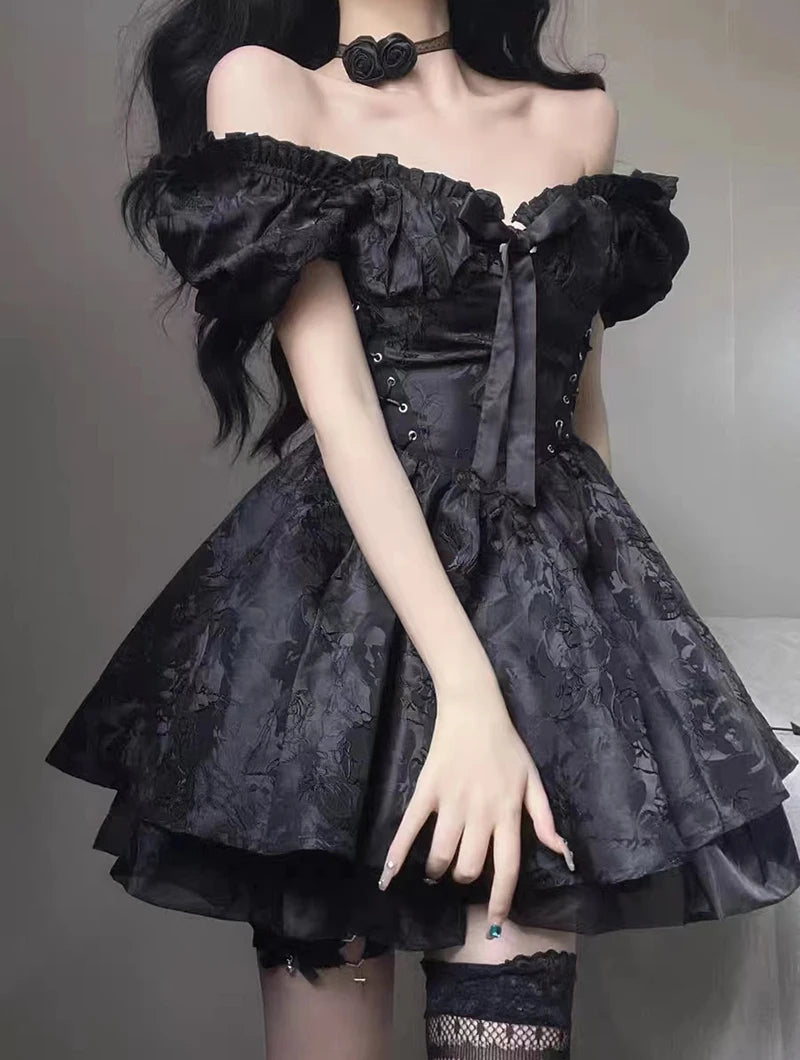 Statement pieces for the confident woman   Black Princess Mini Dress