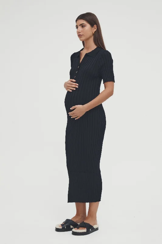The ultimate guide to stylish women’s fashion   Luxe Polo Dress (Black)