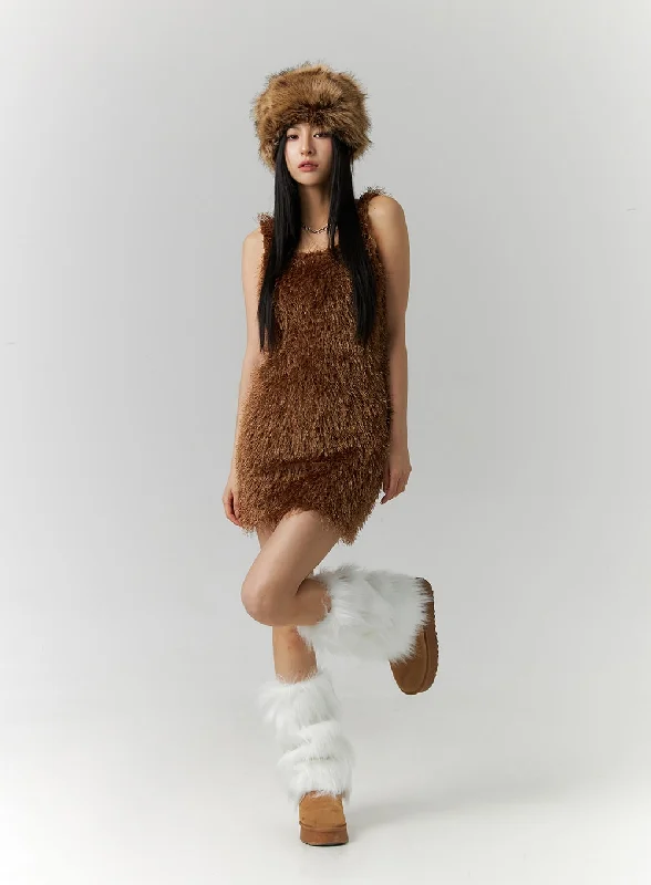 A perfect wardrobe for fashionable women Plush Square Neck Sleeveless Mini Dress ID306 A perfect wardrobe for fashionable women Plush Square Neck Sleeveless Mini Dress ID306