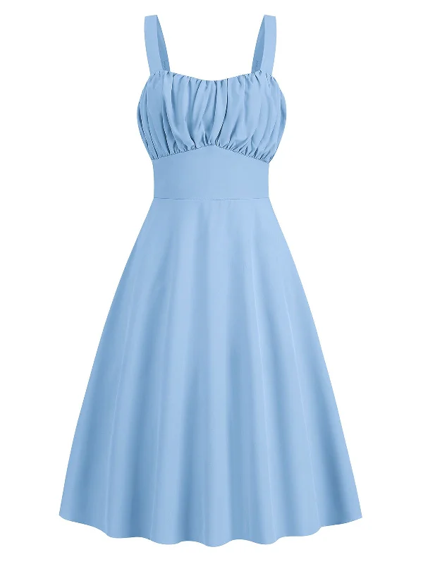 Fashionable women’s clothing that makes you shine 1940s Solid Suspender A-line Dress Fashionable women’s clothing that makes you shine 1940s Solid Suspender A-line Dress