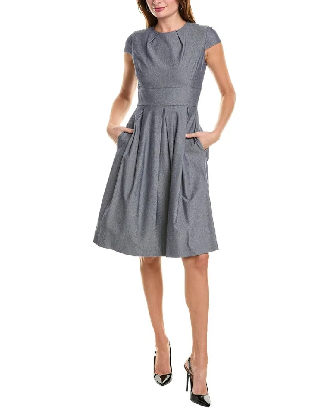 Comfortable yet stylish outfits for women on the go Brooks Brothers Textured A-Line Dress Comfortable yet stylish outfits for women on the go Brooks Brothers Textured A-Line Dress