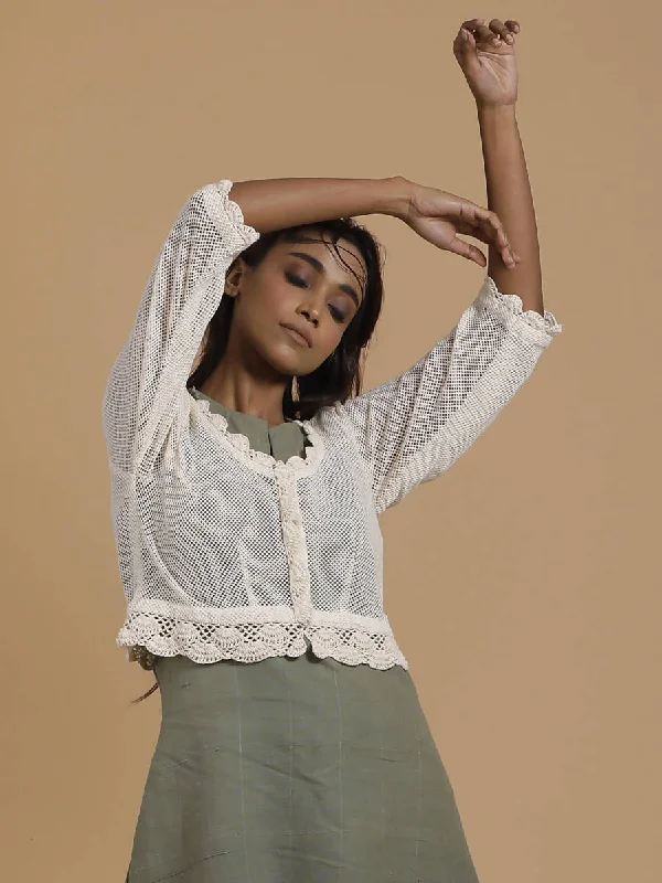 Women’s clothing to inspire confidence and beauty Handwoven A-Line Dress with Mesh Blouse | Olive Women’s clothing to inspire confidence and beauty Handwoven A-Line Dress with Mesh Blouse | Olive