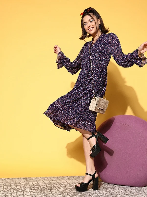 Elevate your style with fashionable women’s clothing plusS Blue Floral A-Line Dress Elevate your style with fashionable women’s clothing plusS Blue Floral A-Line Dress