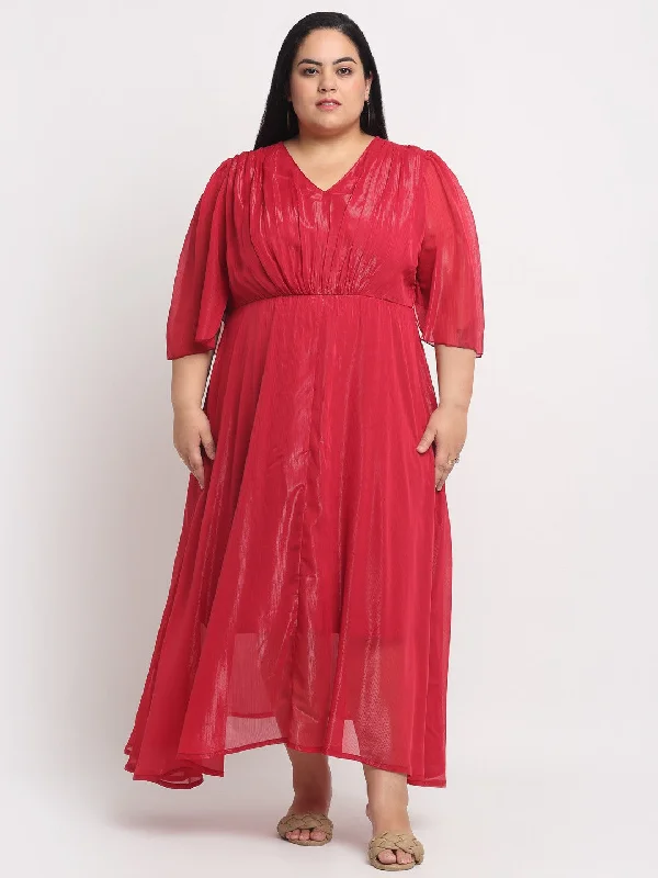 Women’s clothing to inspire confidence and beauty plusS Women Plus Size Red A-Line Dress Women’s clothing to inspire confidence and beauty plusS Women Plus Size Red A-Line Dress