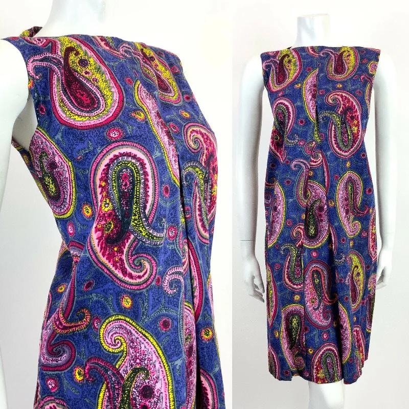 Refresh your wardrobe with stylish women’s outfits VTG 60s 70s BLUE PINK YELLOW PSYCHEDELIC PAISLEY MOD SHIFT A-LINE DRESS 10 12 Refresh your wardrobe with stylish women’s outfits VTG 60s 70s BLUE PINK YELLOW PSYCHEDELIC PAISLEY MOD SHIFT A-LINE DRESS 10 12