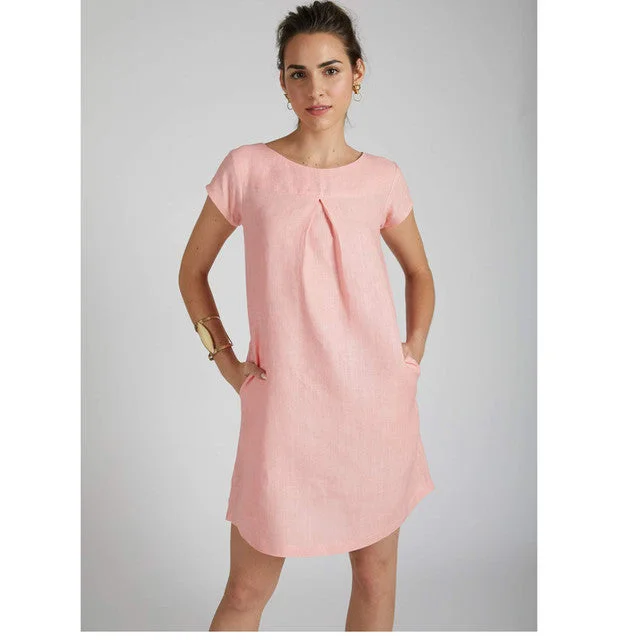 Women’s fashion that reflects your personality   Hemp A-Line Dress | Peach