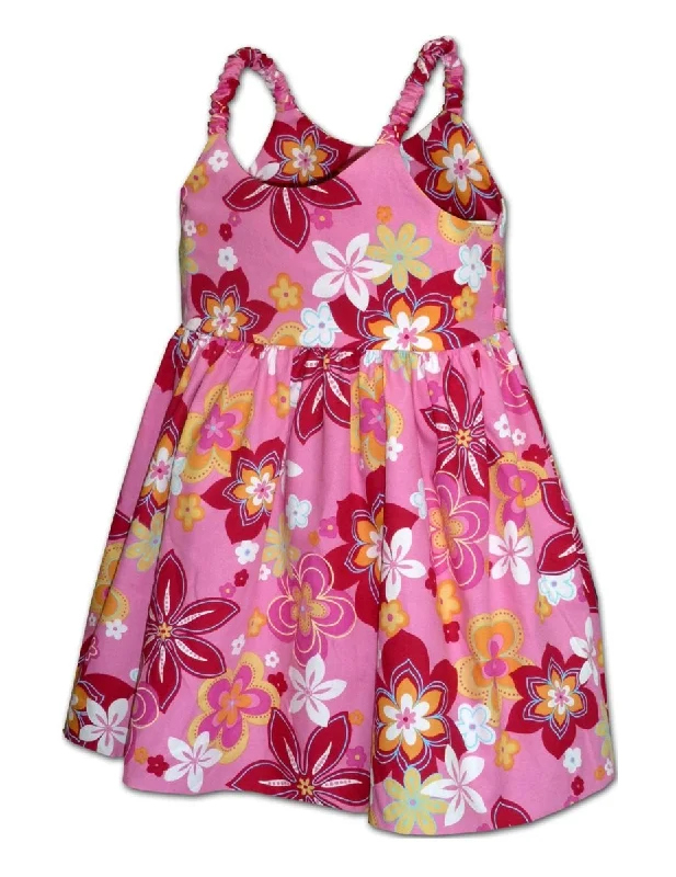 Plumerias Flower Girl Bungee Sundress