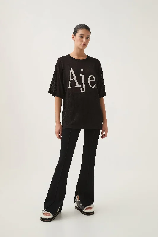 Create a timeless wardrobe with fashionable pieces   Elvira Oversized Knit Tee